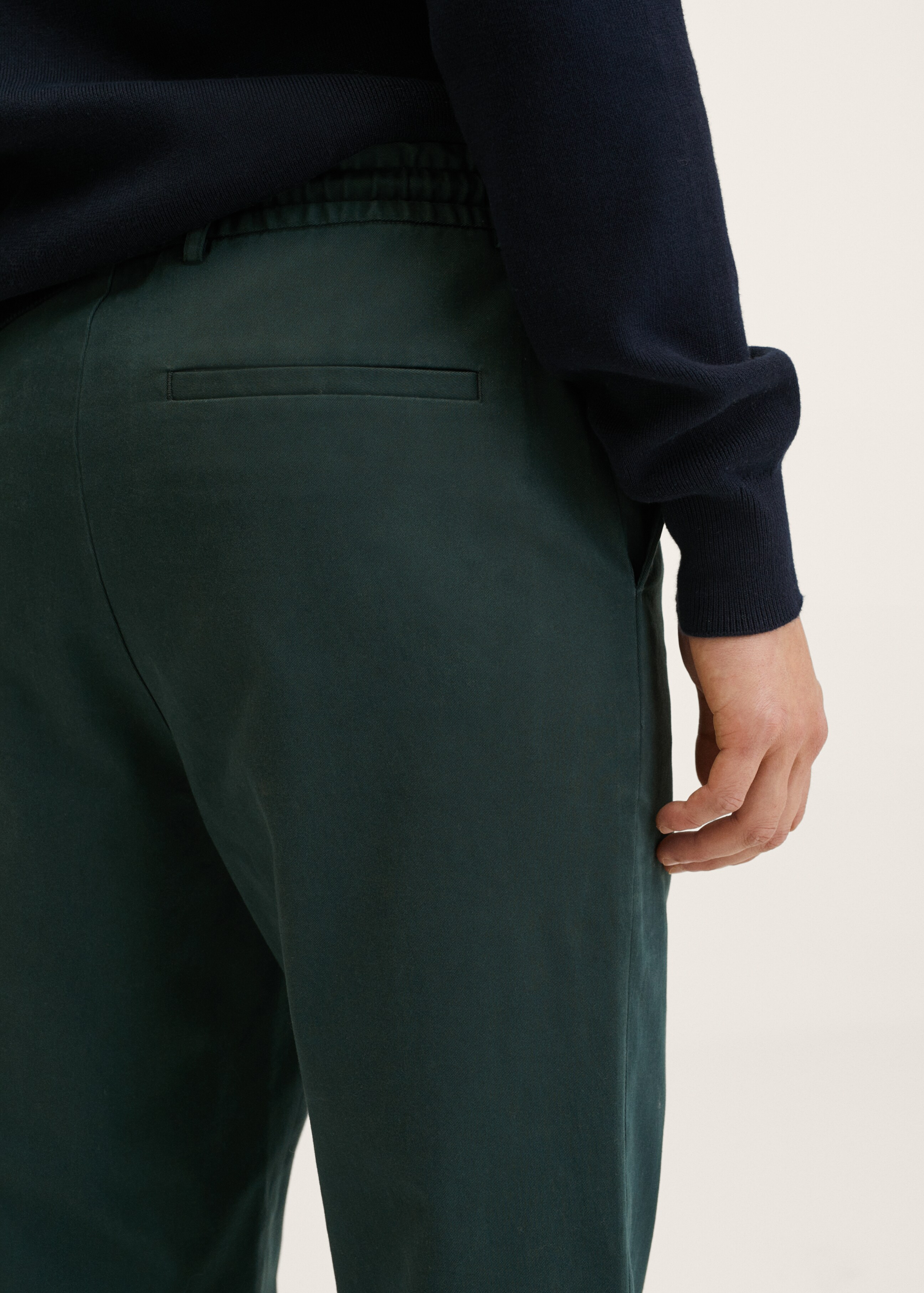Pantalon coton tapered crop - Détail de l'article 3