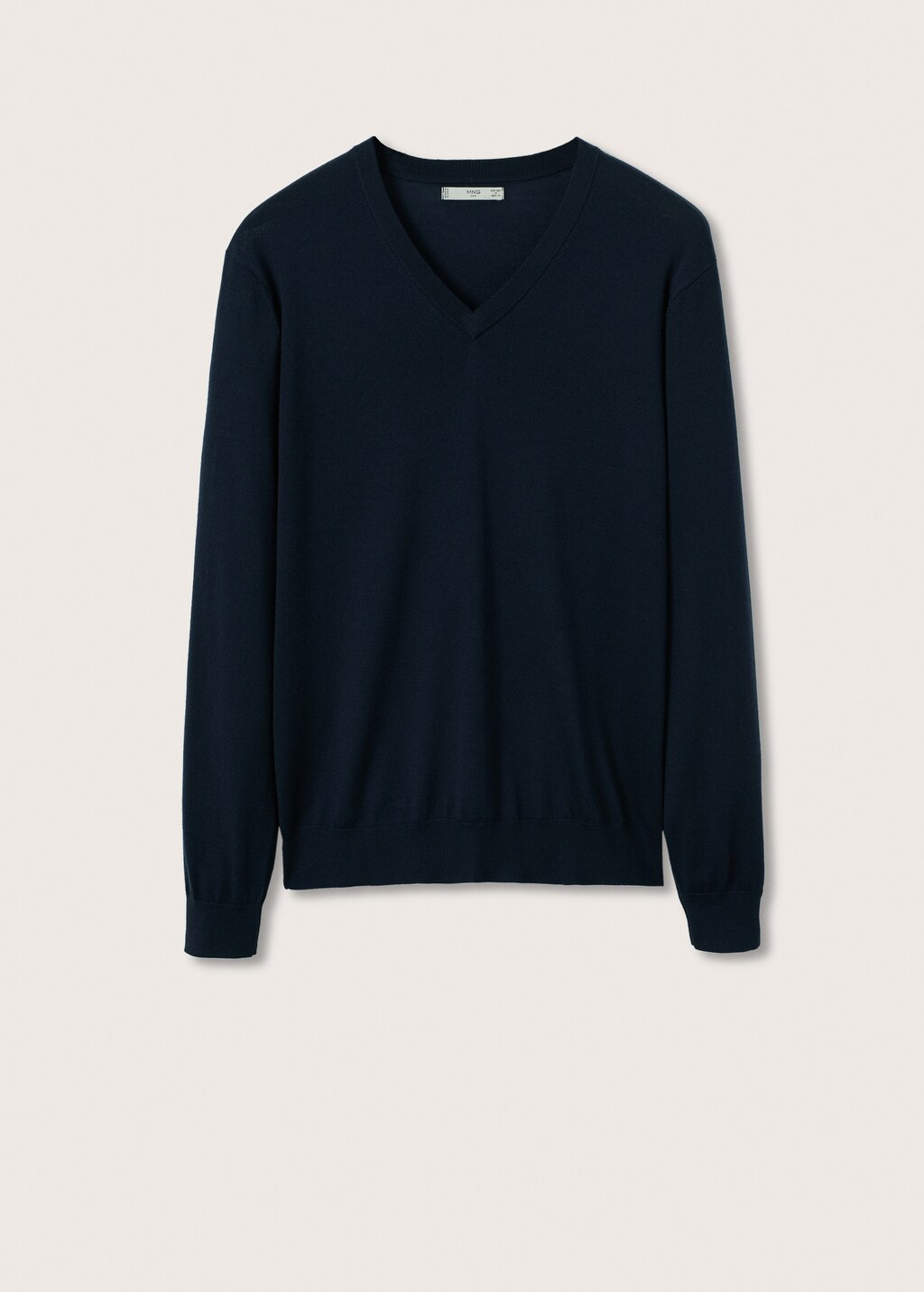 V-neck wool sweater - Man | MANGO OUTLET Lithuania