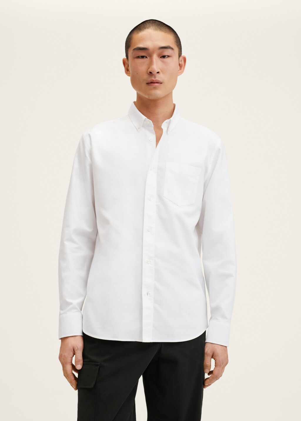 Oxford cotton shirt - Medium plane