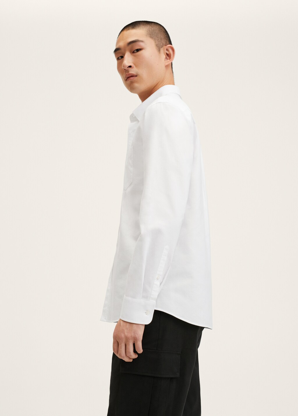 Oxford cotton shirt - Details of the article 2