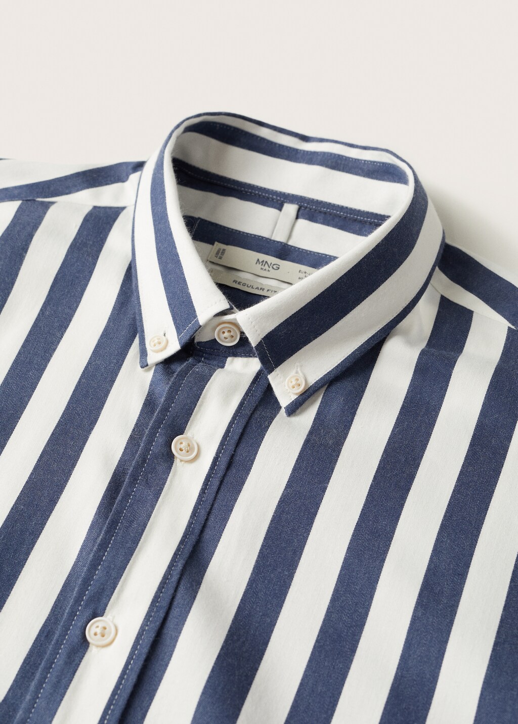 Striped cotton shirt - Details of the article 8