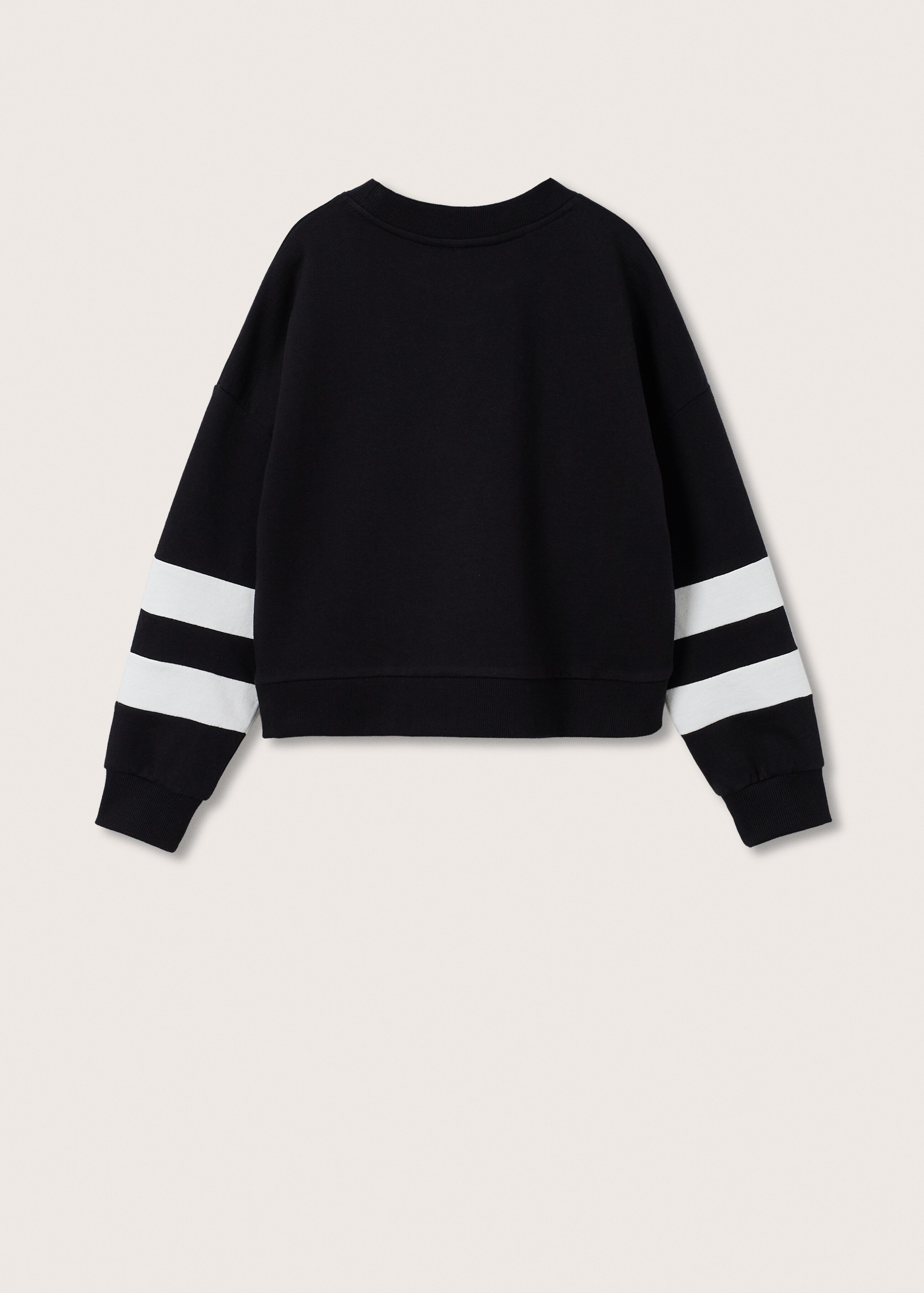 Contrast sleeve sweatshirt - Reverse of the article