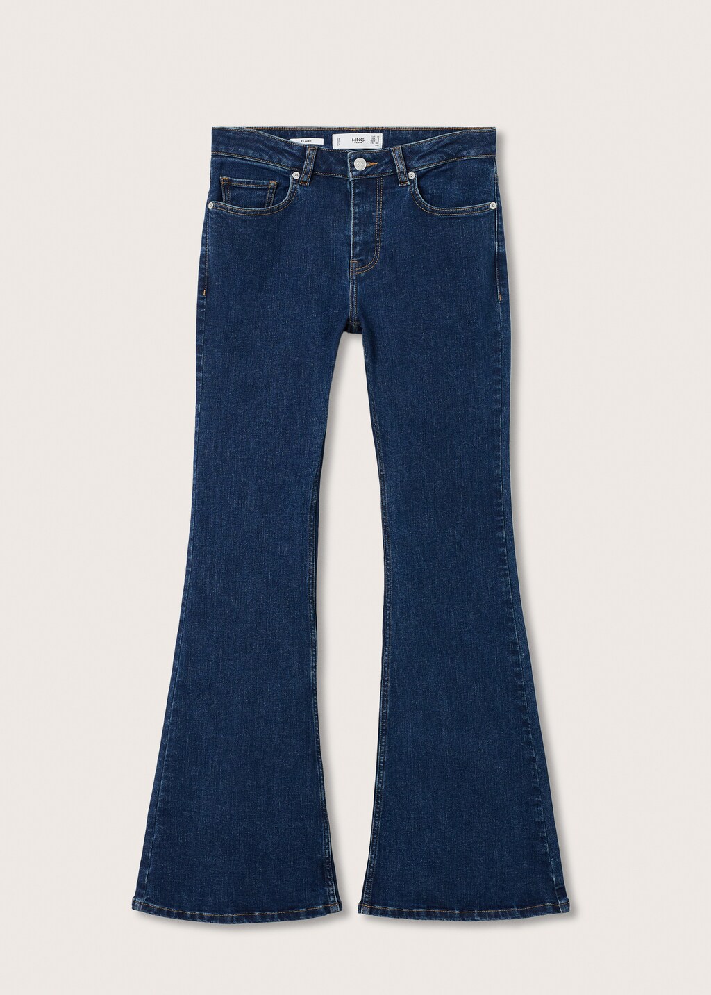 Medium-rise flared jeans  - Article without model