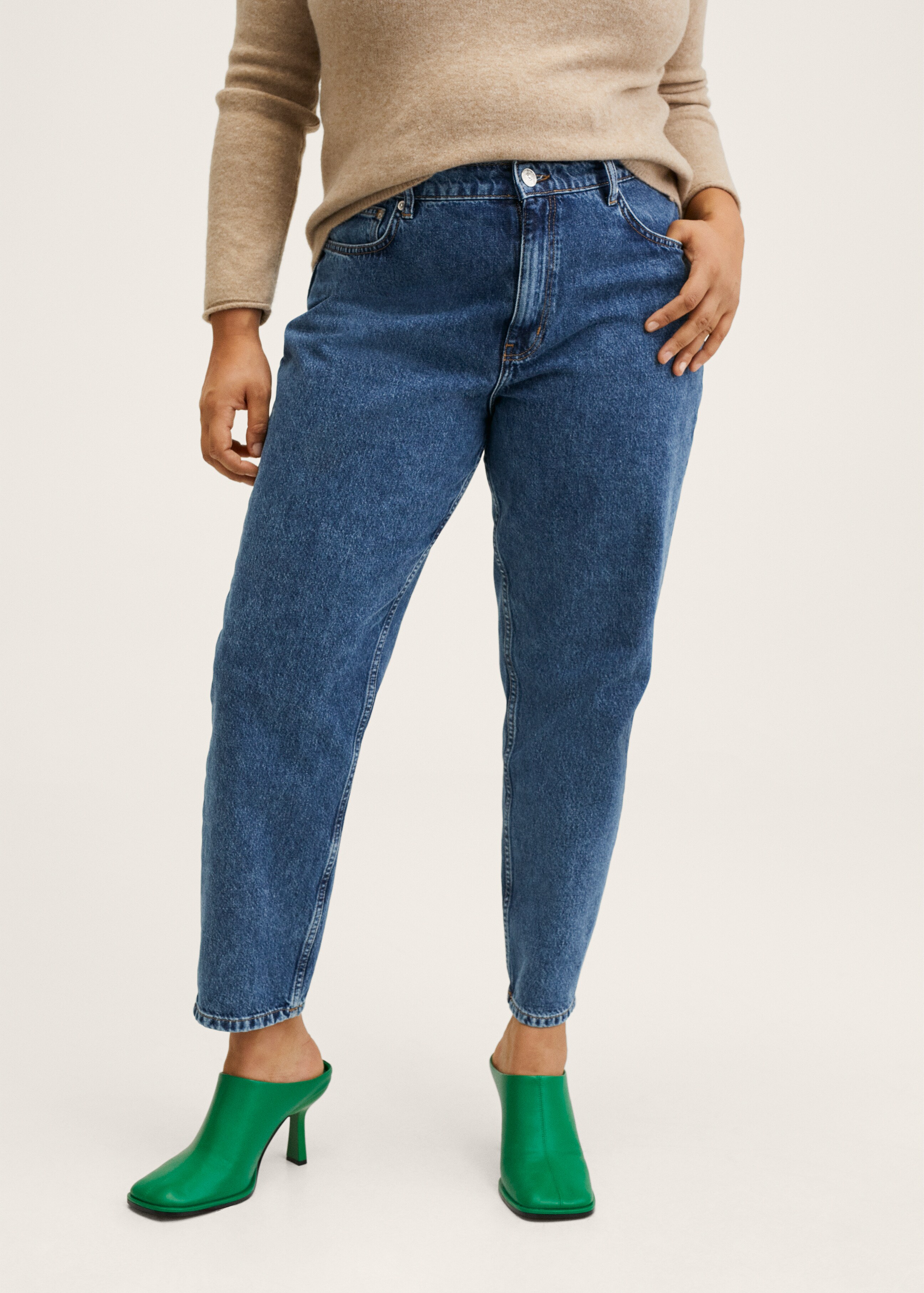 Mom high-waist jeans - Details of the article 4