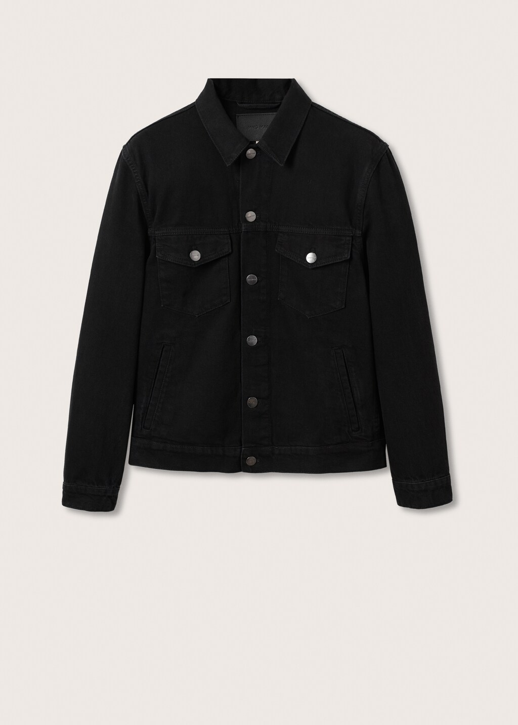 Black denim jacket - Article without model