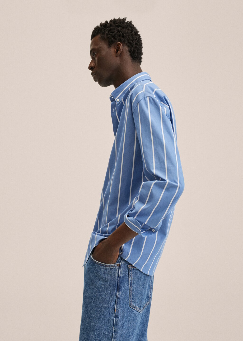 Striped cotton shirt