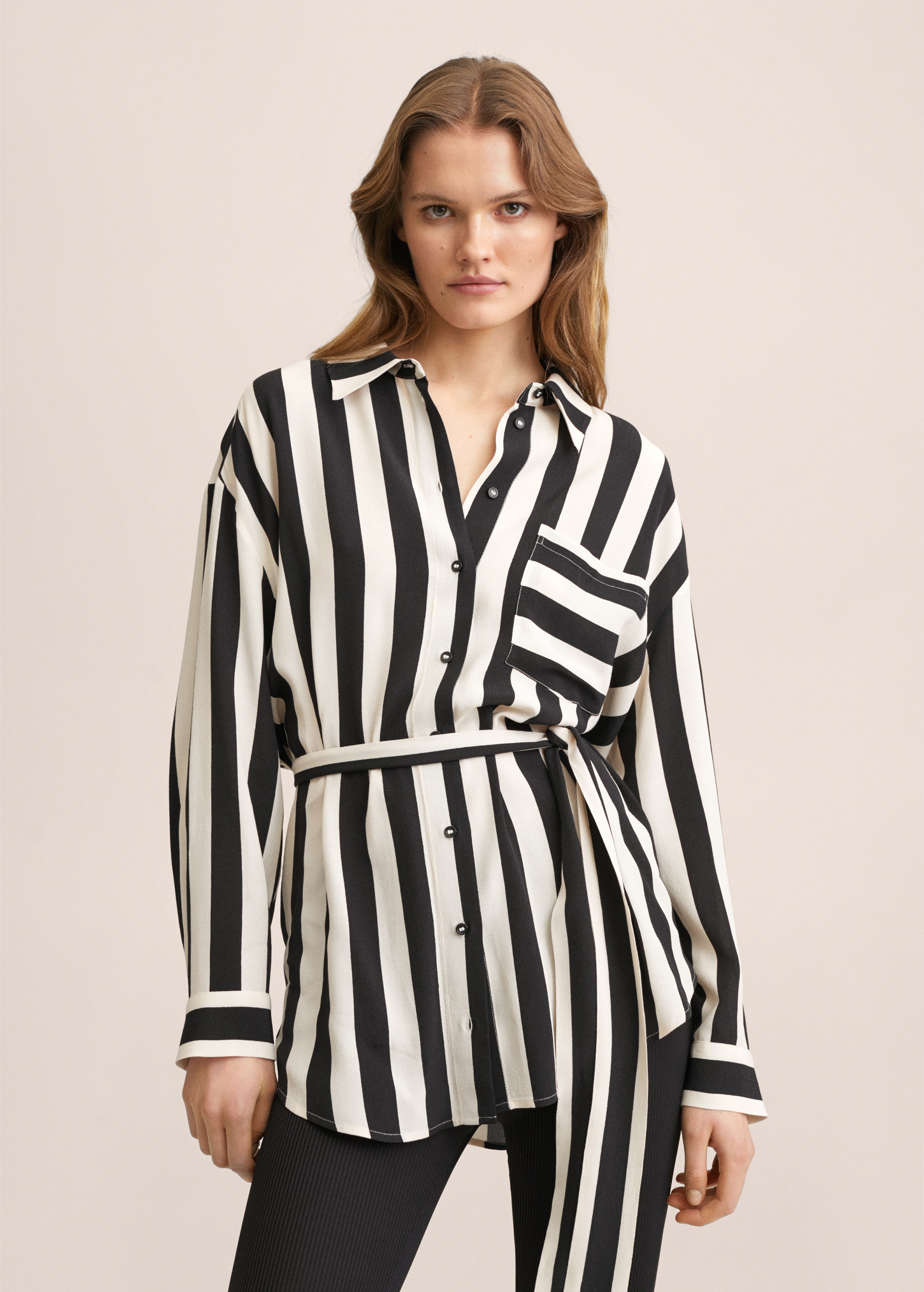 Oversize striped shirt - Medium plane