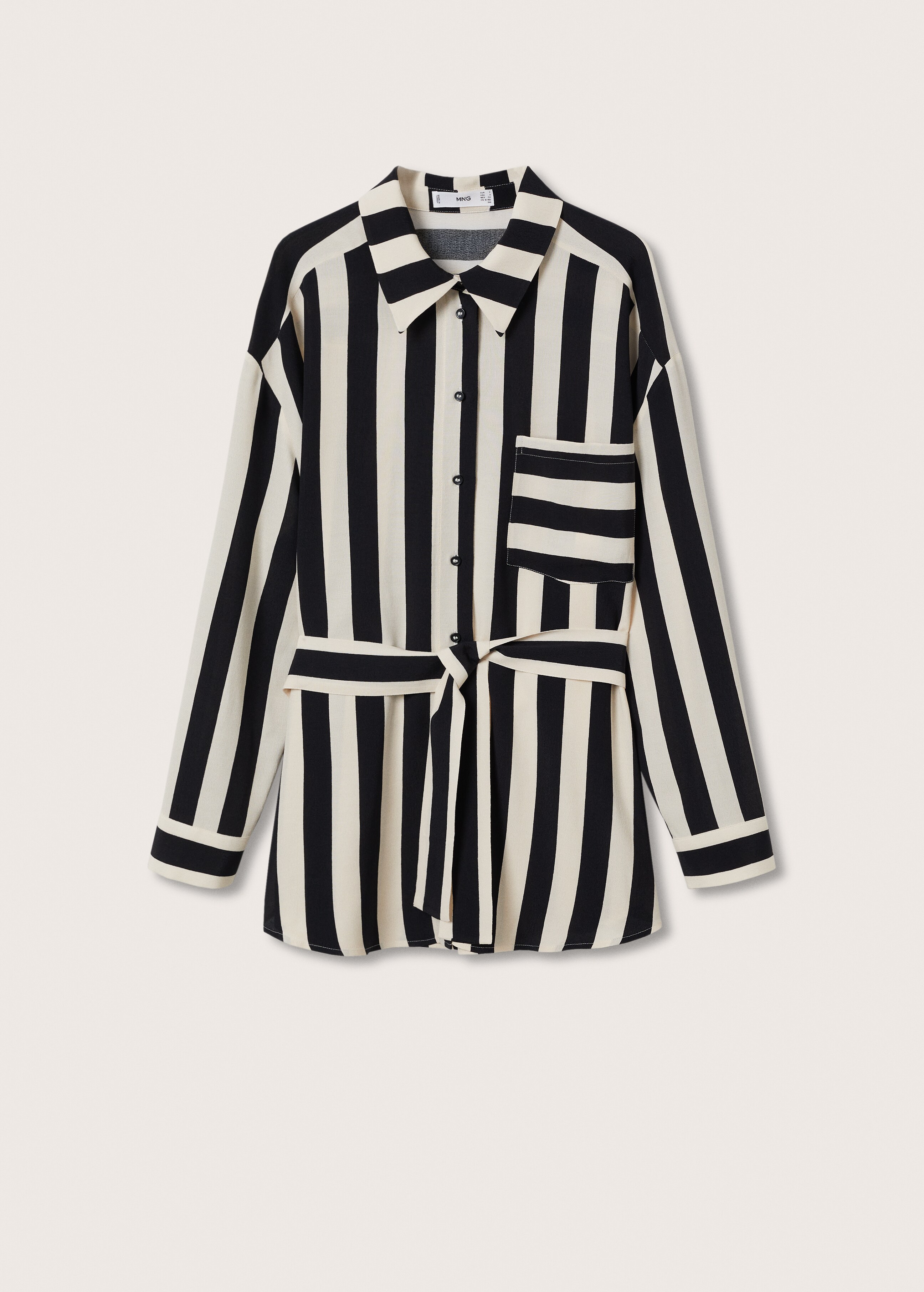 Oversize striped shirt - Article without model