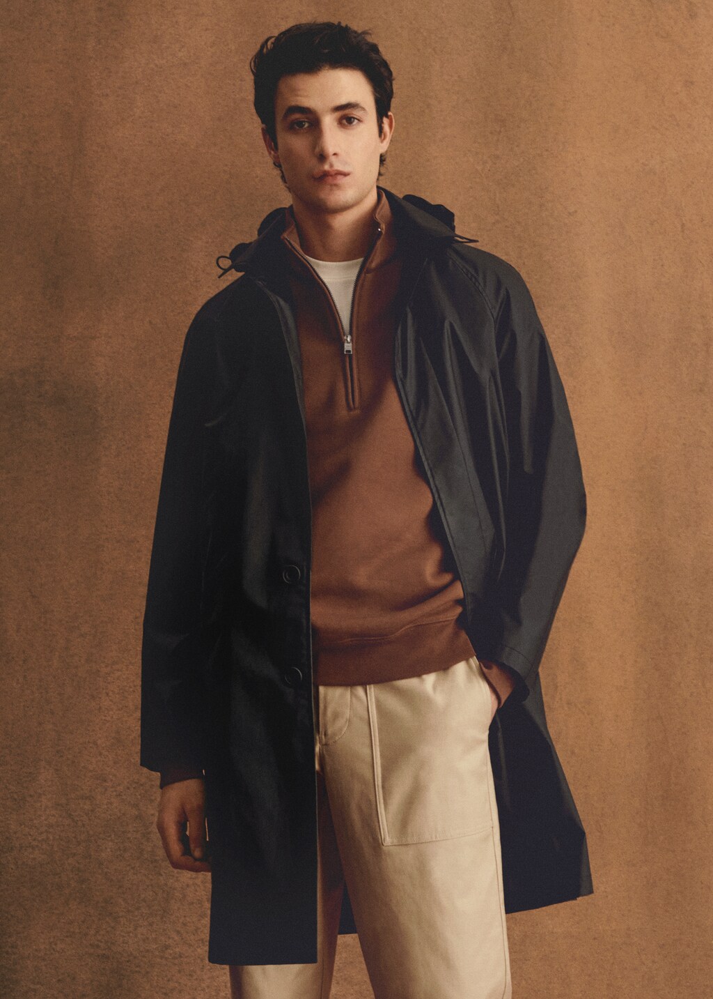 Hooded waterproof trench coat - Details of the article 5