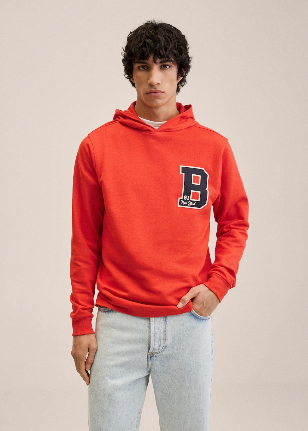 College-print sweatshirt - Medium plane