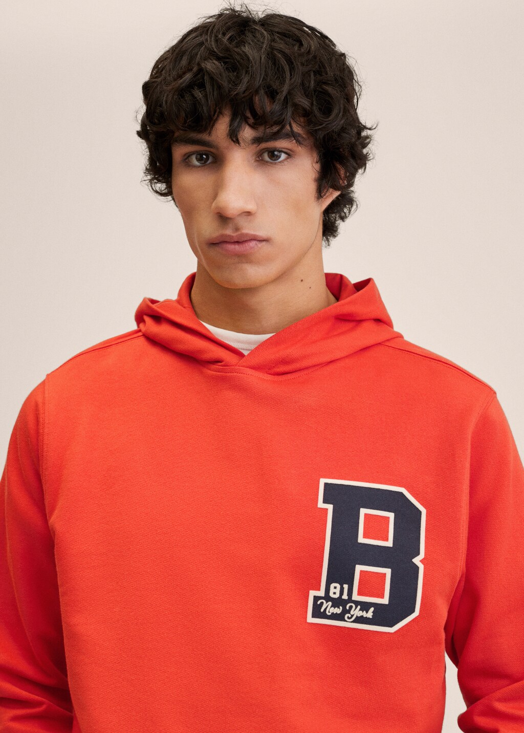 College-print sweatshirt - Details of the article 1