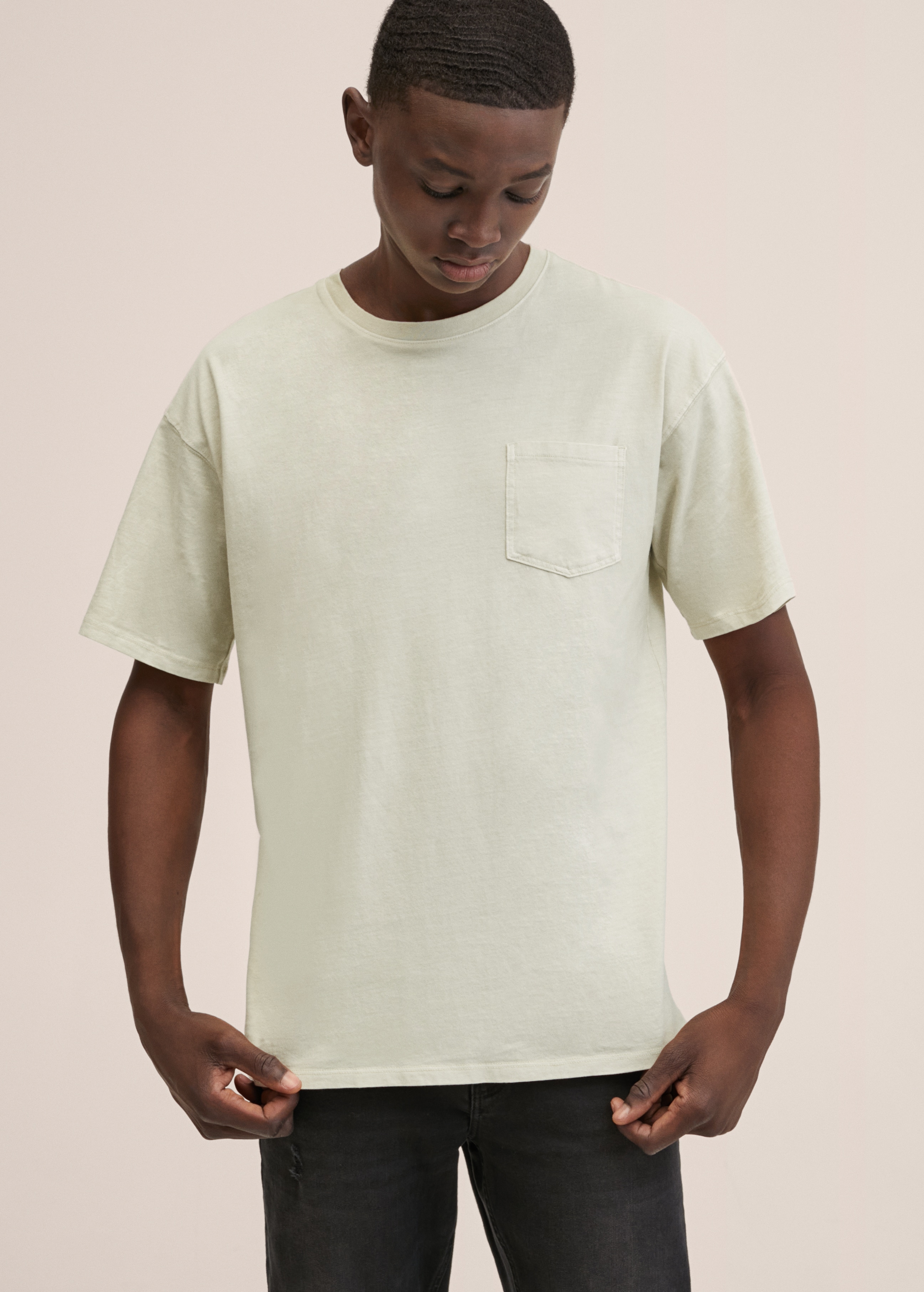 T-Shirt aus 100 % Baumwolle - Mittlere Ansicht