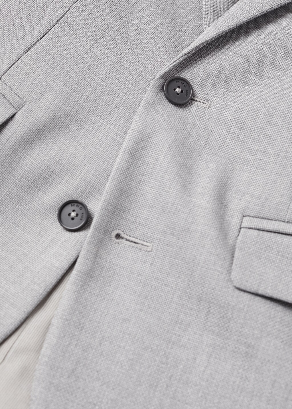 Slim-fit suit jacket - Details of the article 8