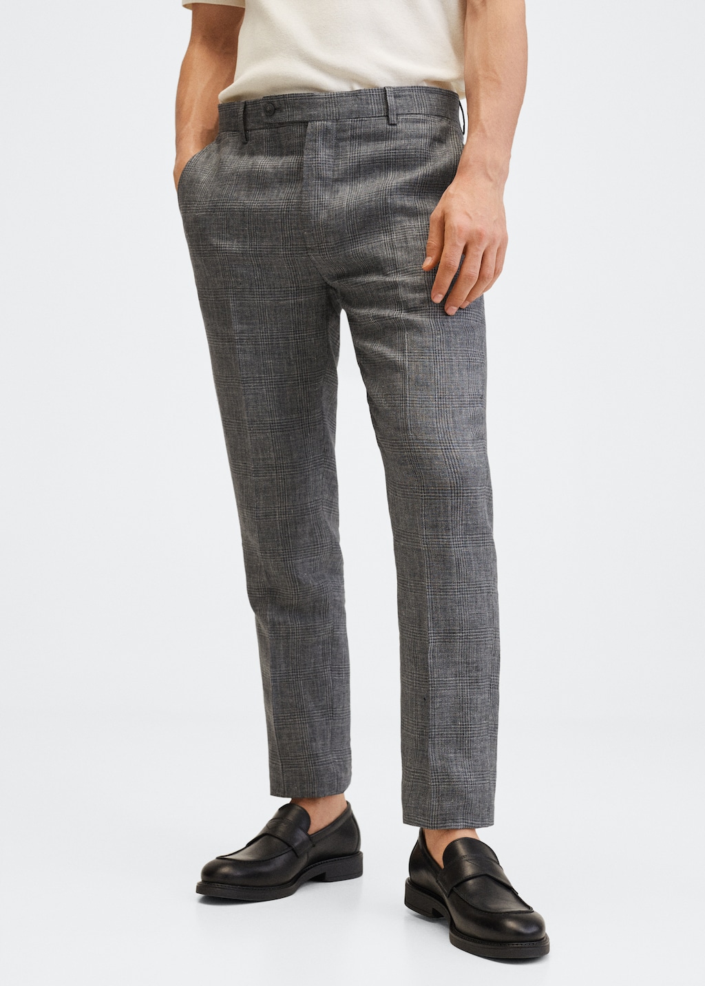  Linen suit trousers - Medium plane