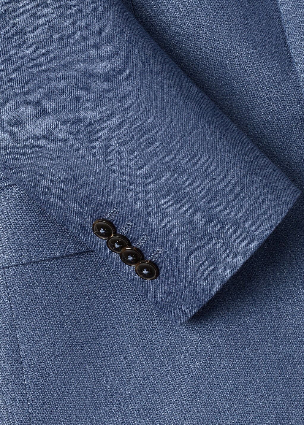 Slim fit linen suit blazer - Details of the article 7