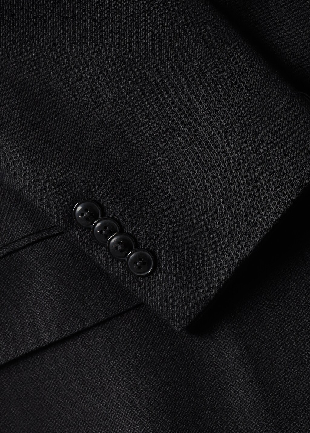 Slim fit linen suit blazer - Details of the article 7