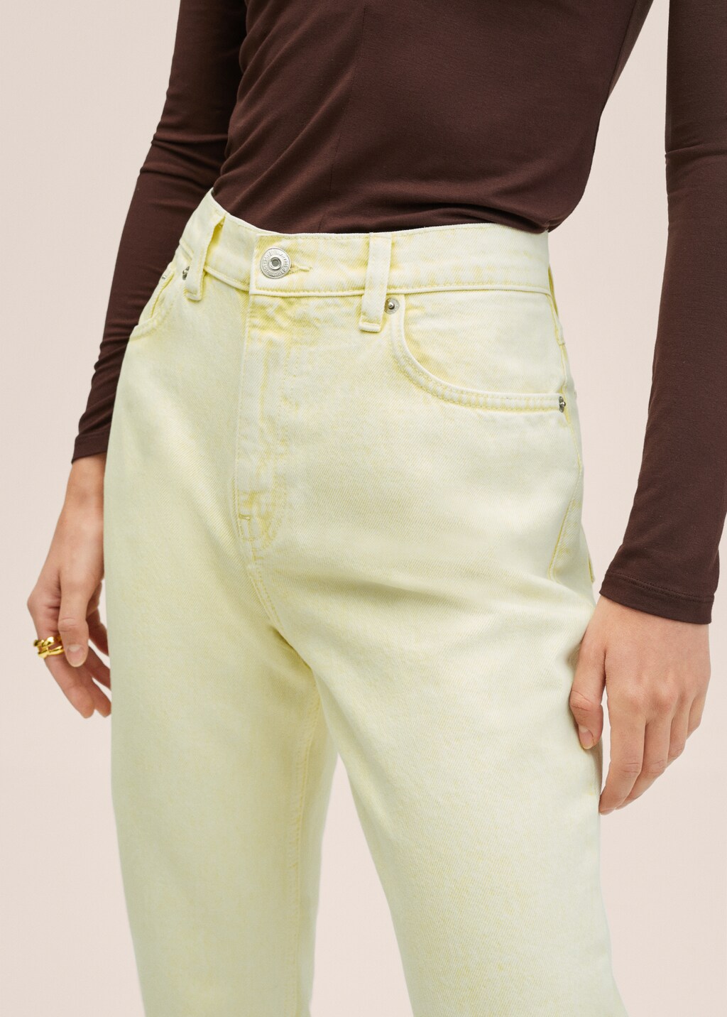 Mom high-waist jeans - Details of the article 2