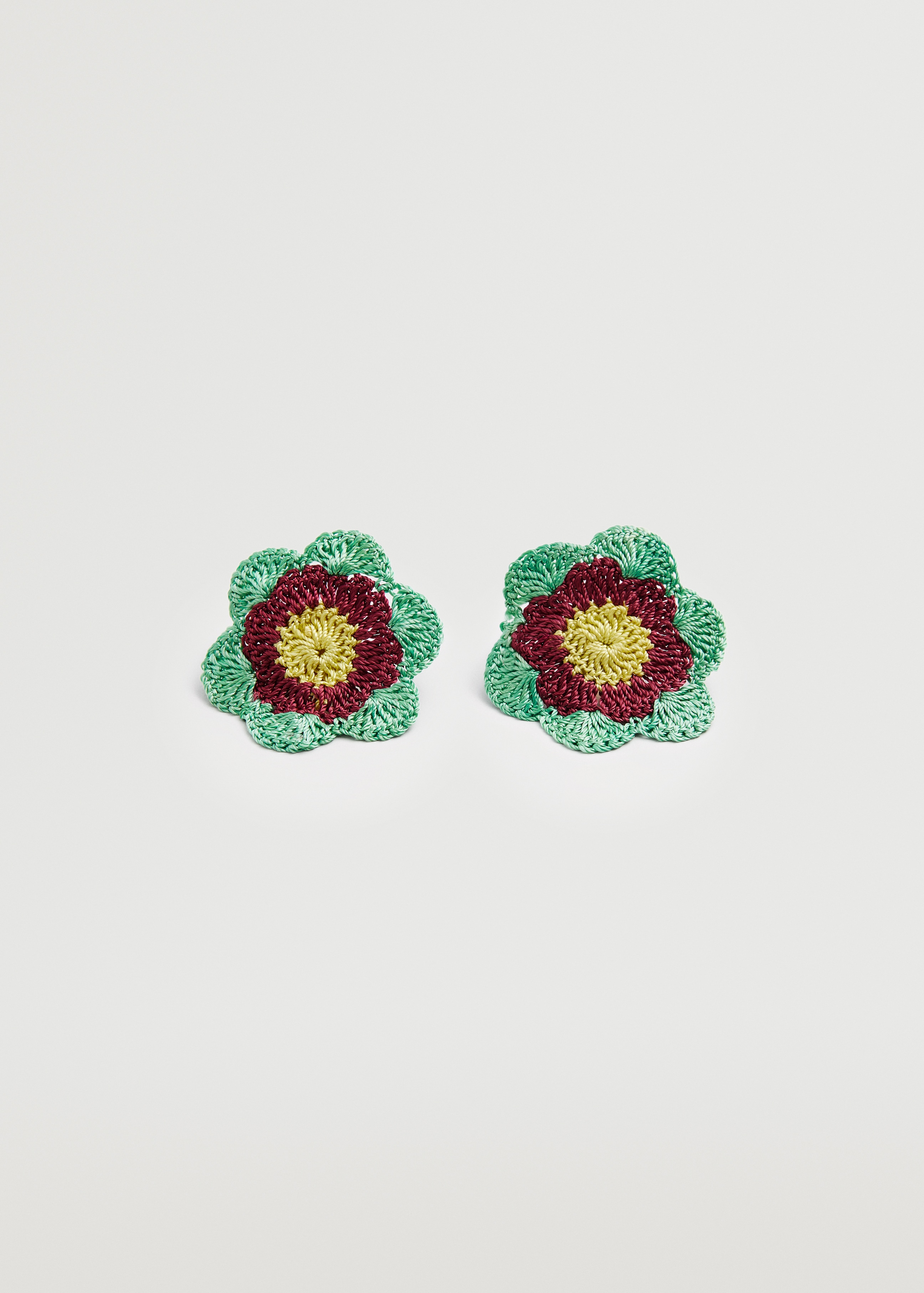 Floral earrings - Article without model