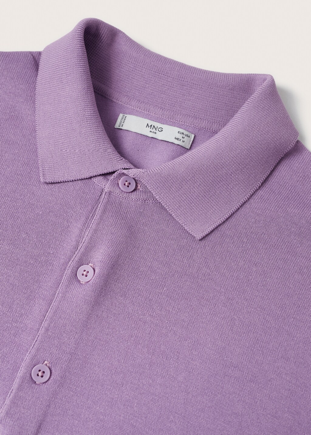 Knit cotton polo shirt - Details of the article 8