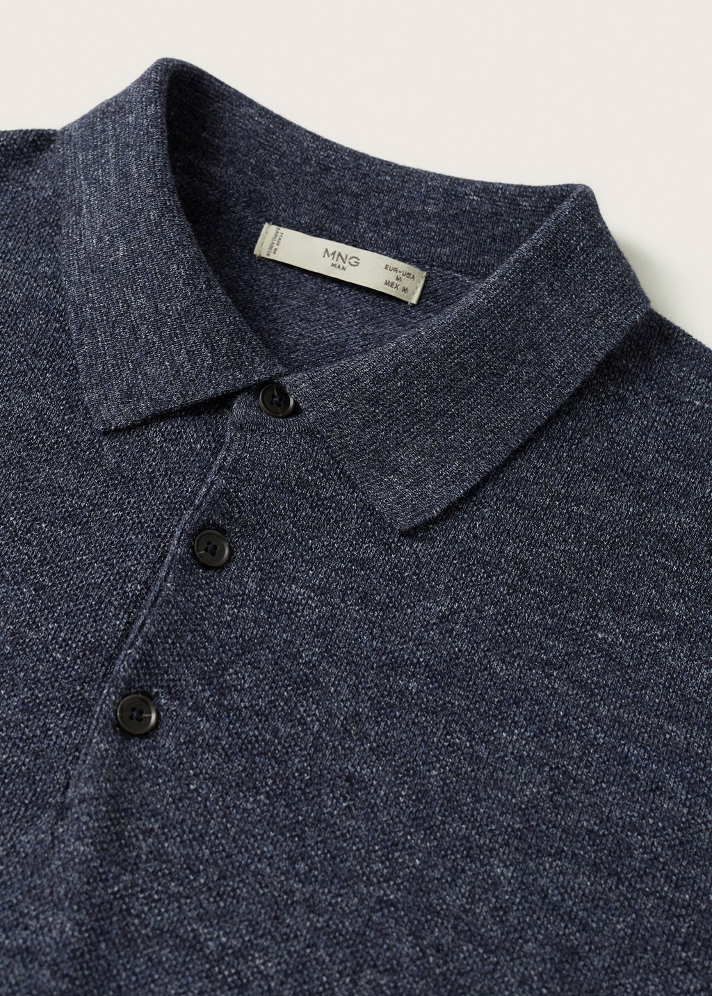 Knit cotton polo shirt - Details of the article 8