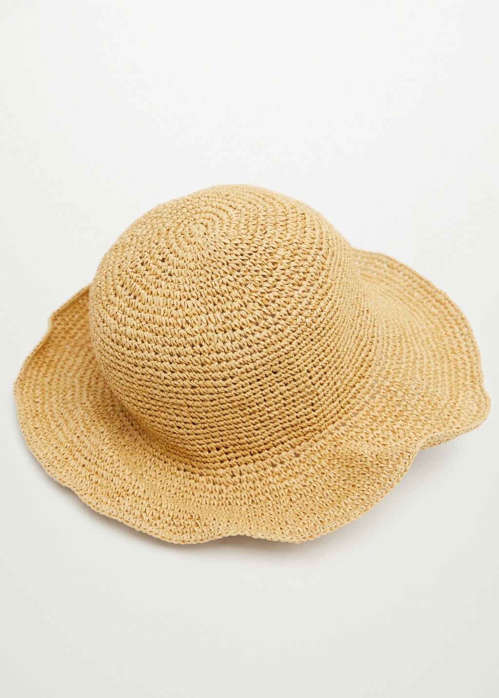 Raffia hat - Medium plane