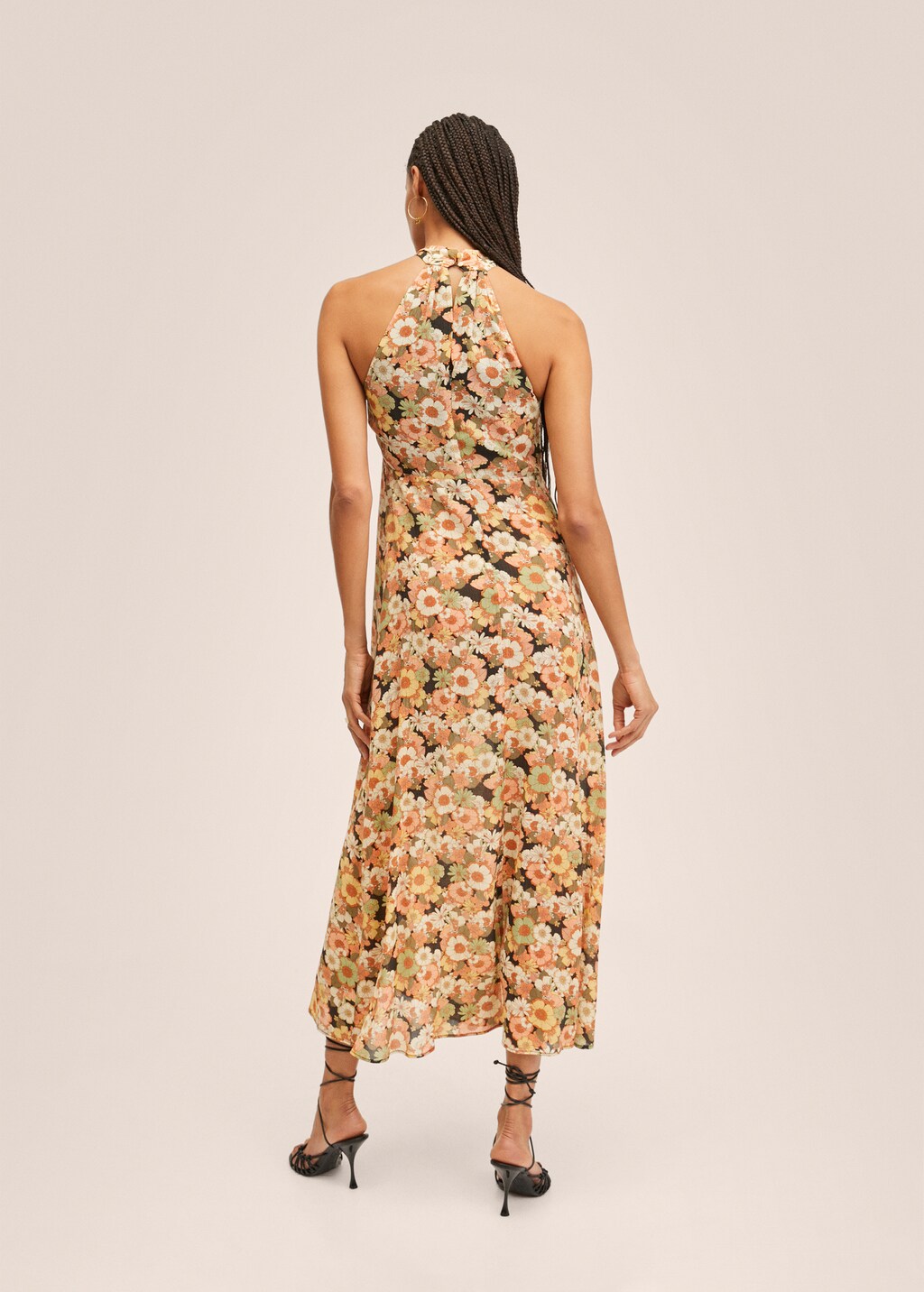 Vestido estampado floral - Reverso del artículo