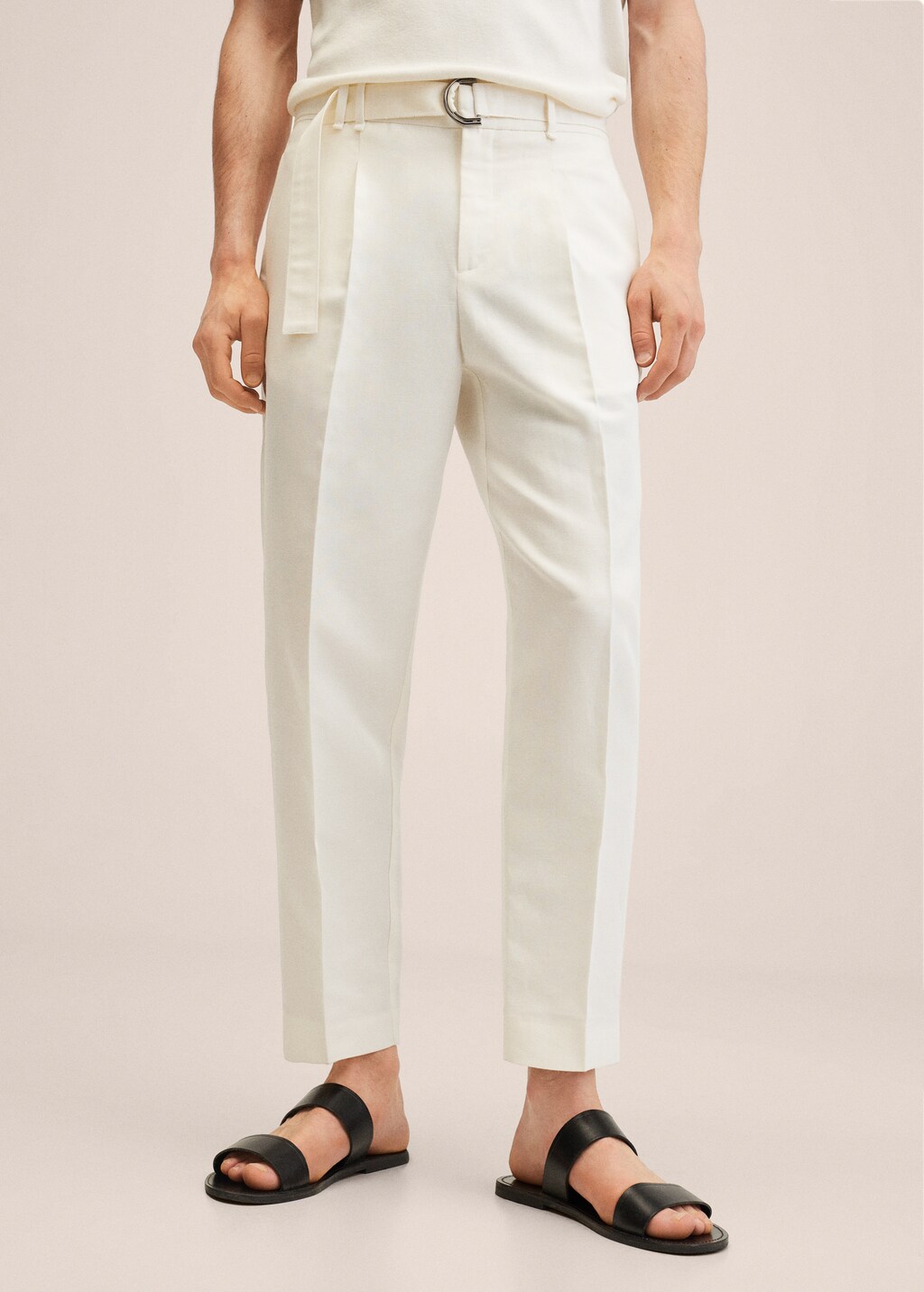 Belt line trousers