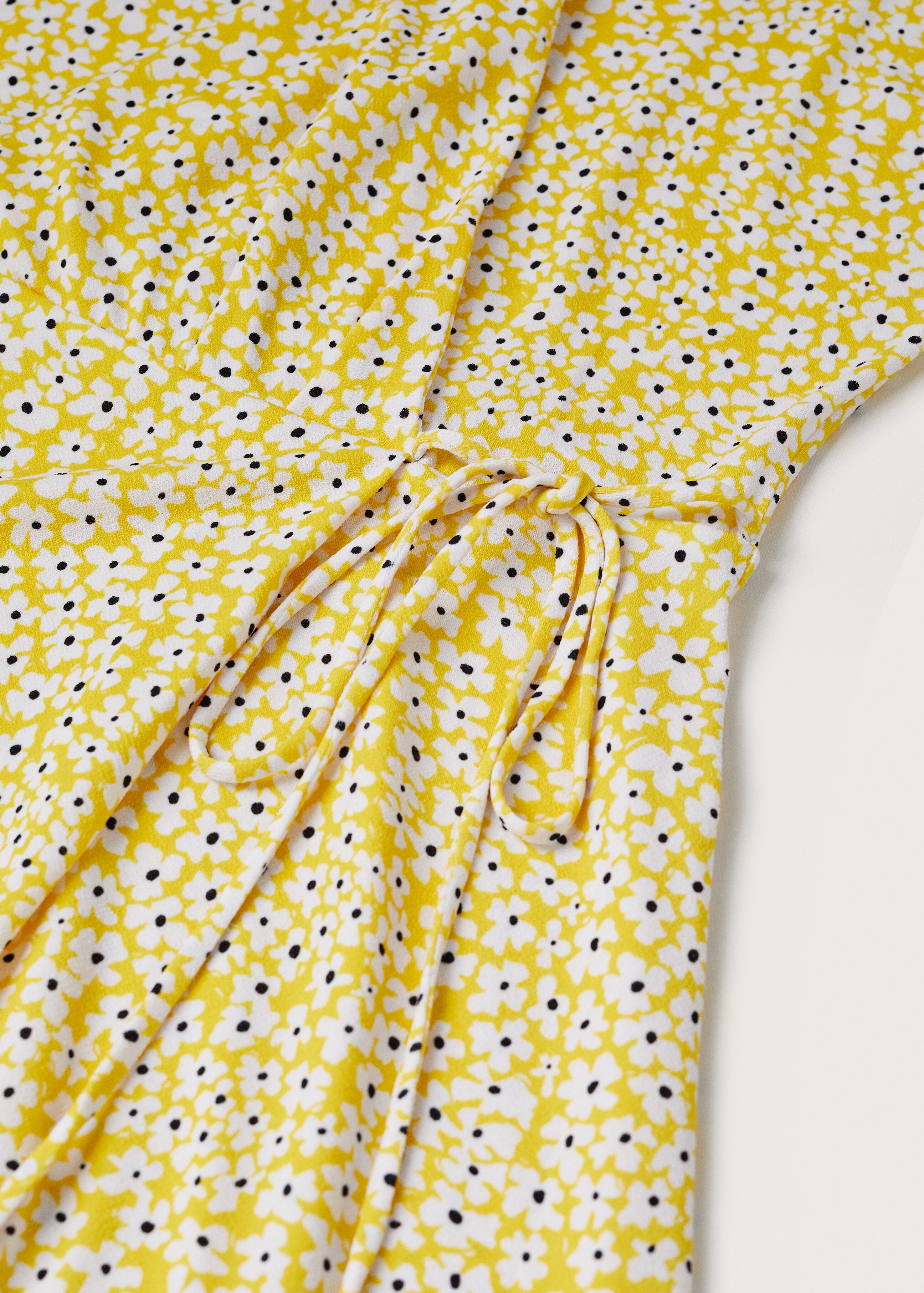 Print wrap dress - Details of the article 8