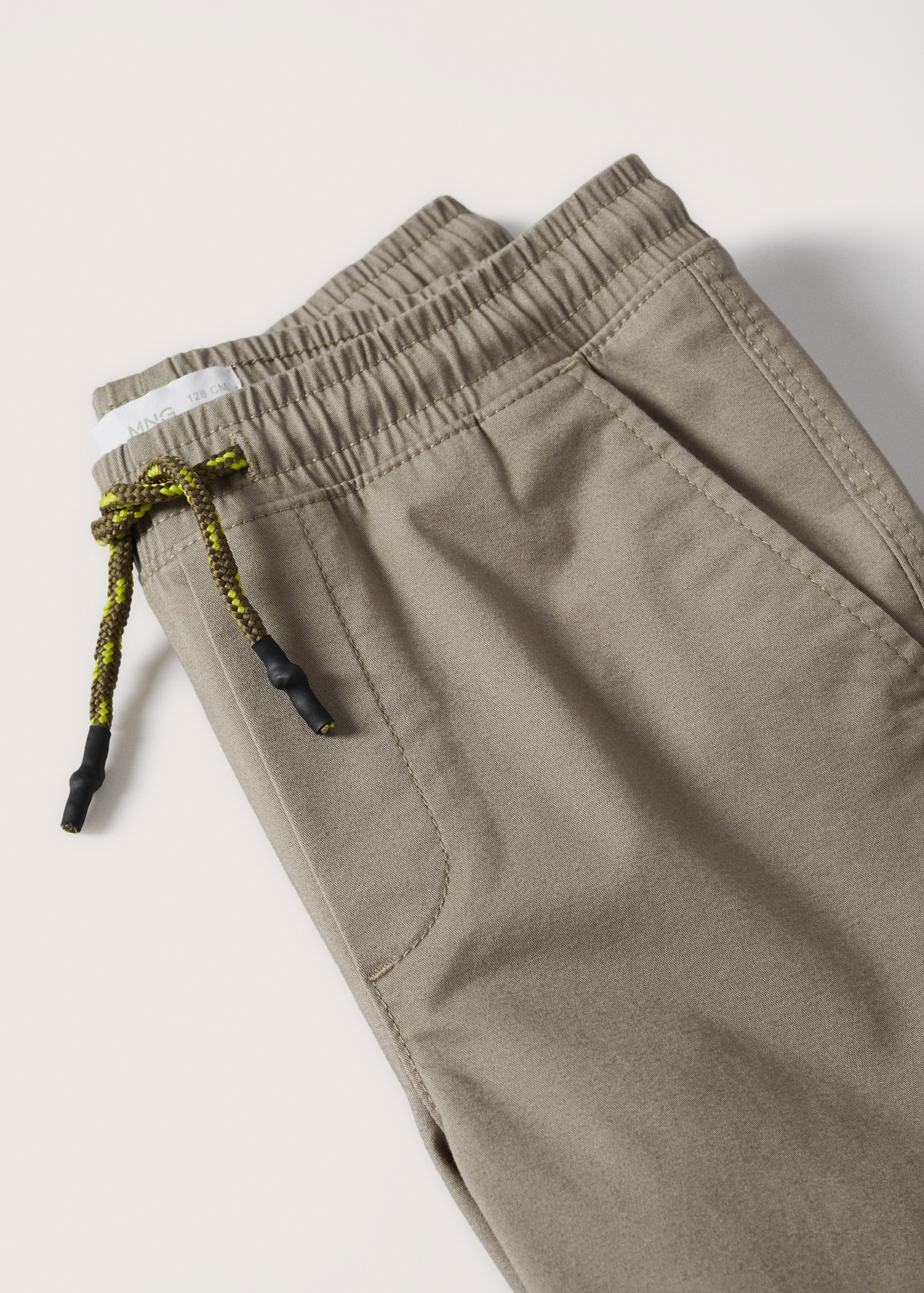 Cotton shorts with drawstring - Details of the article 8