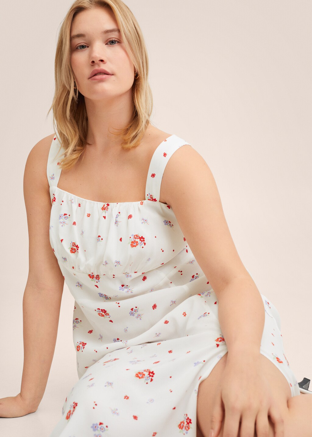 Floral print dress - Details of the article 4