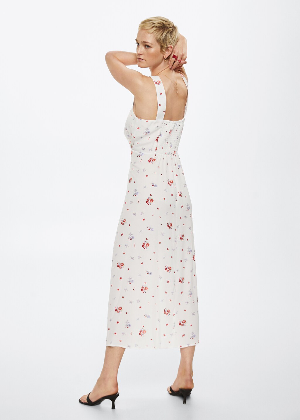 Floral print dress - Reverse of the article