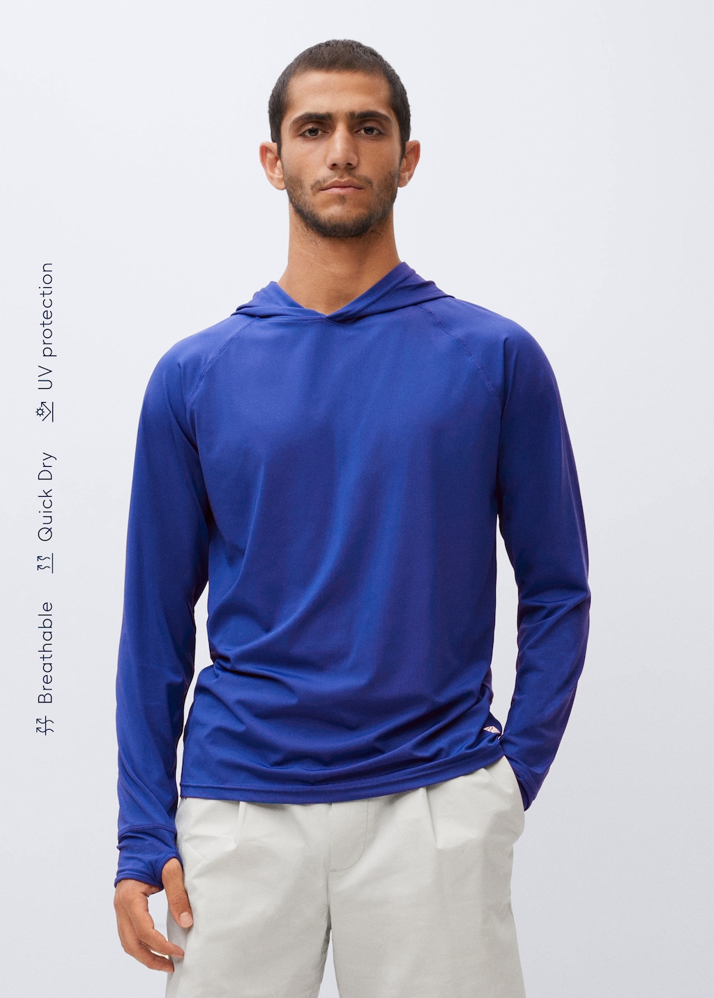 Hooded breathable t-shirt - Details of the article 5