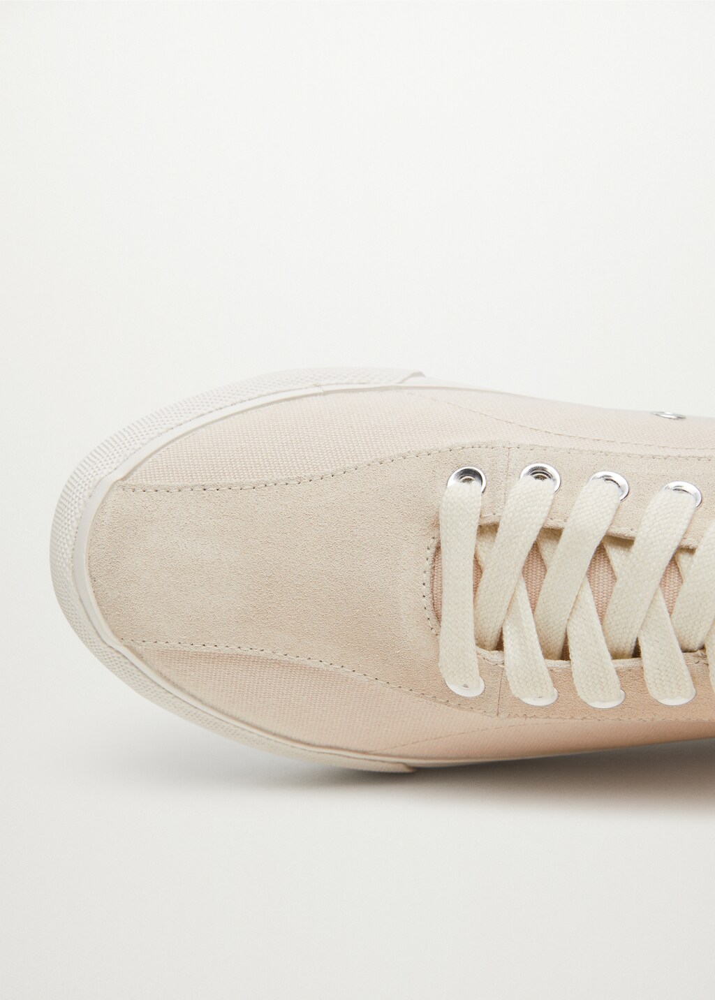 Combined leather sneakers - Details of the article 3