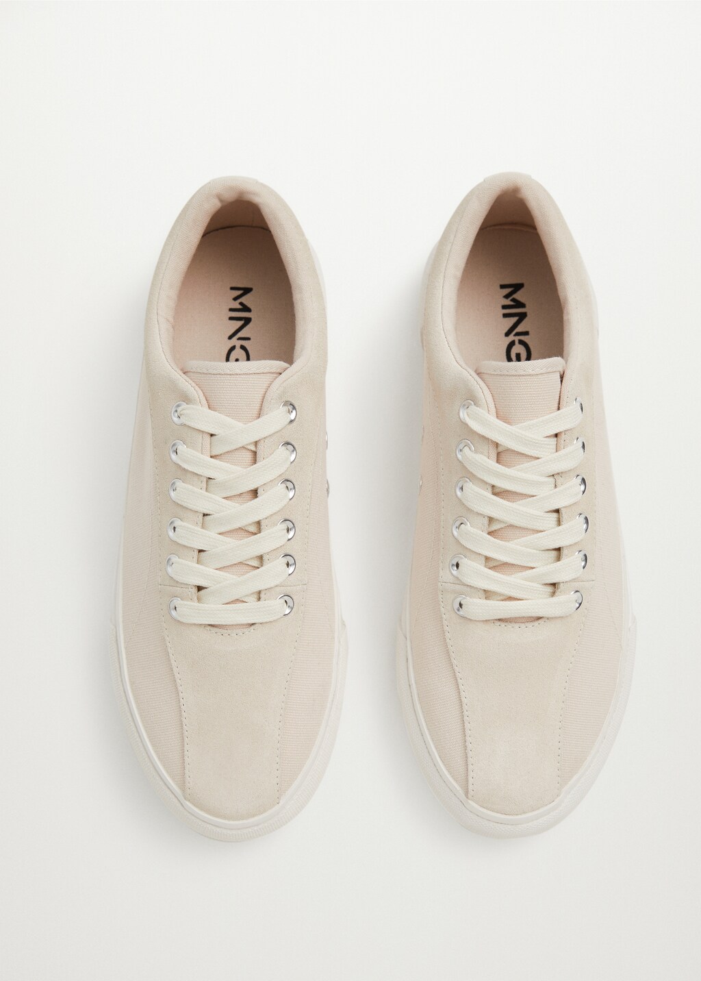 Combined leather sneakers - Details of the article 4