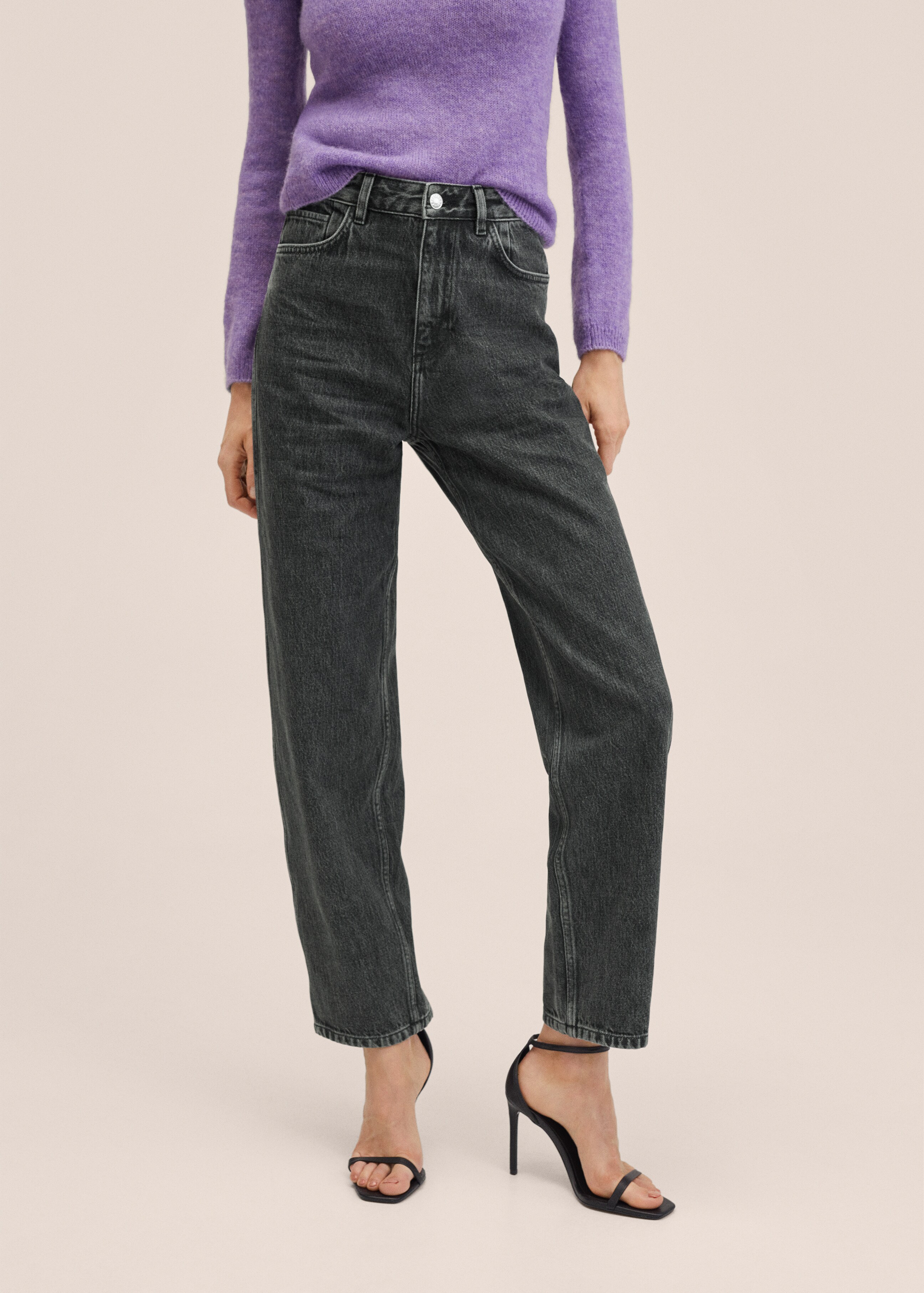 High-rise tapered jeans - Medium plane