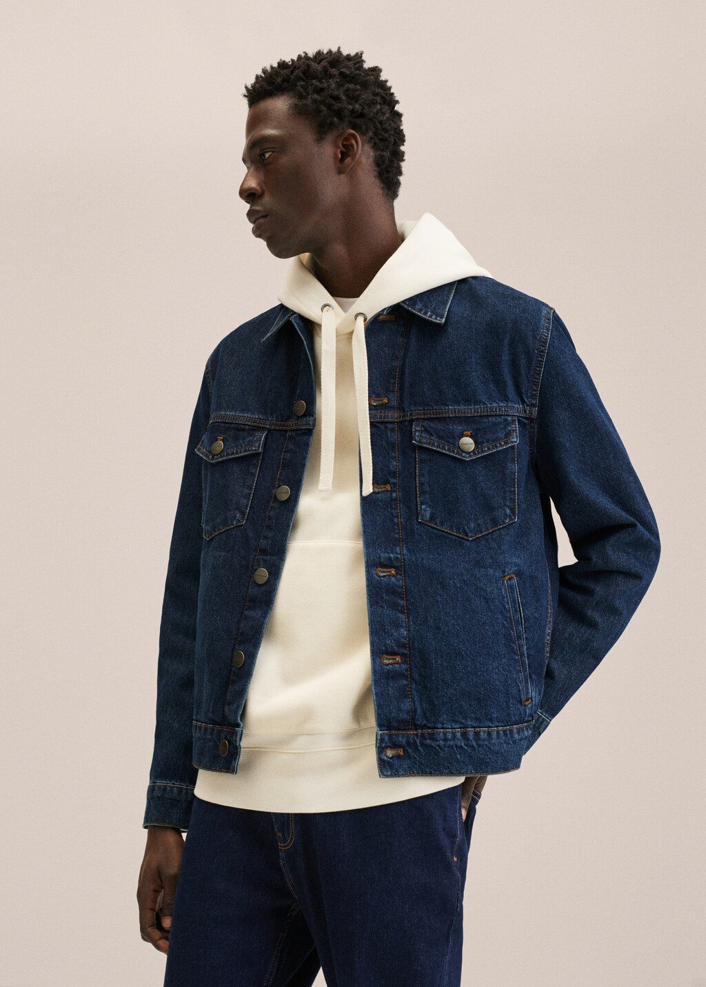 Dark wash denim jacket - Medium plane