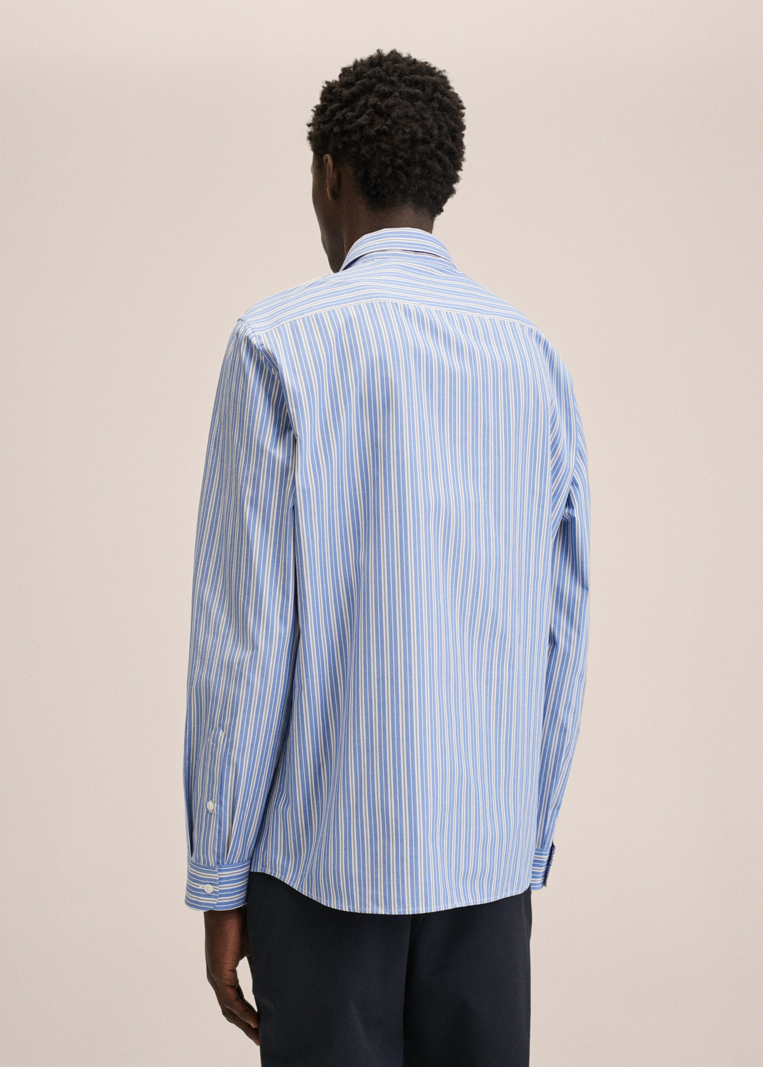Thermoregulating striped shirt - Reverse of the article