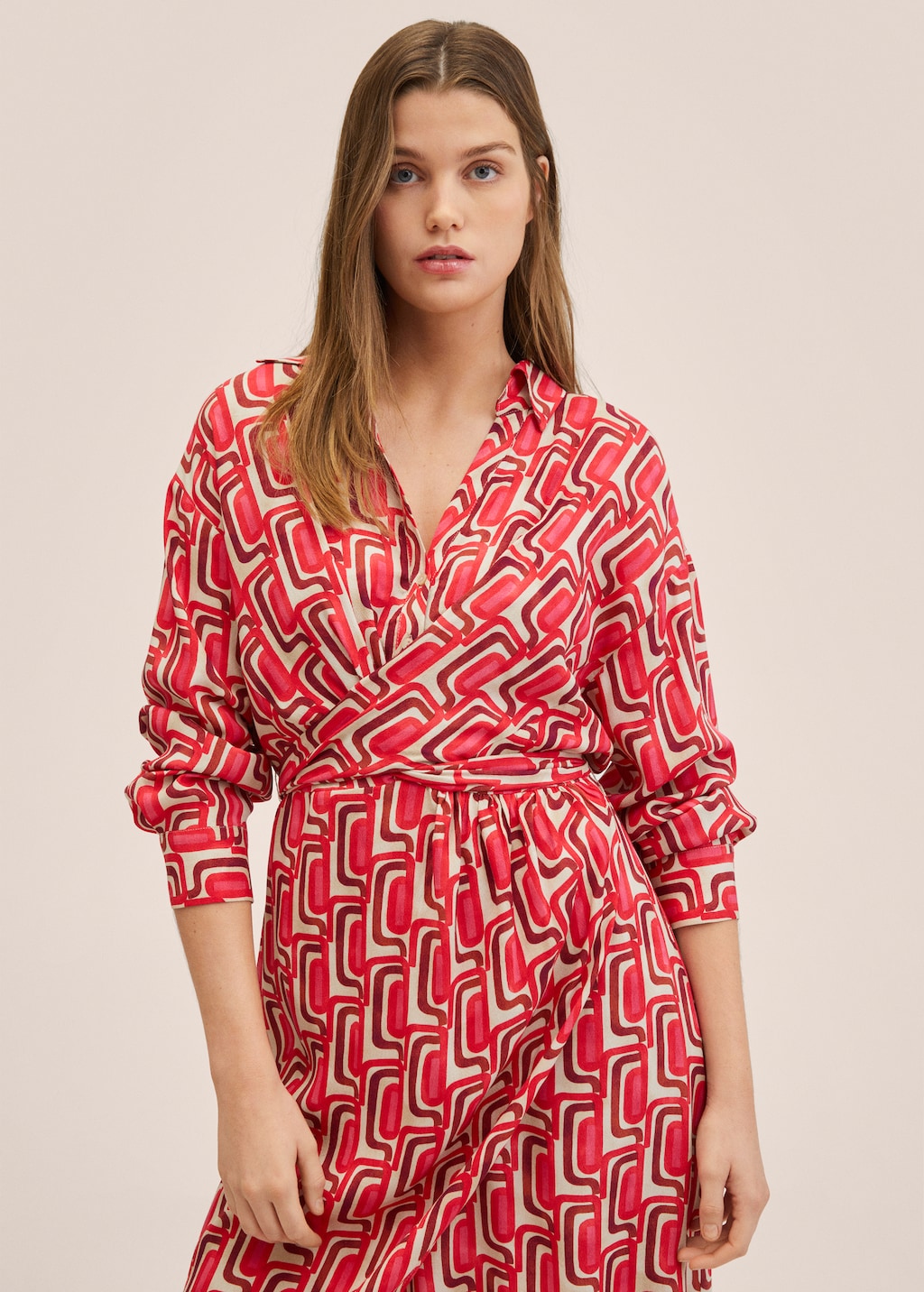 Chain print dress Women MANGO OUTLET Estonia