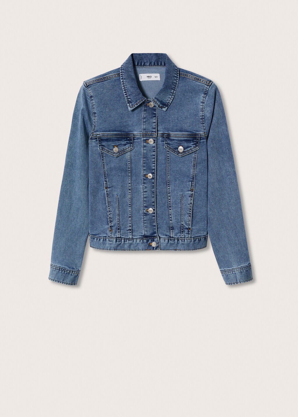 Pocketed denim jacket - Article without model