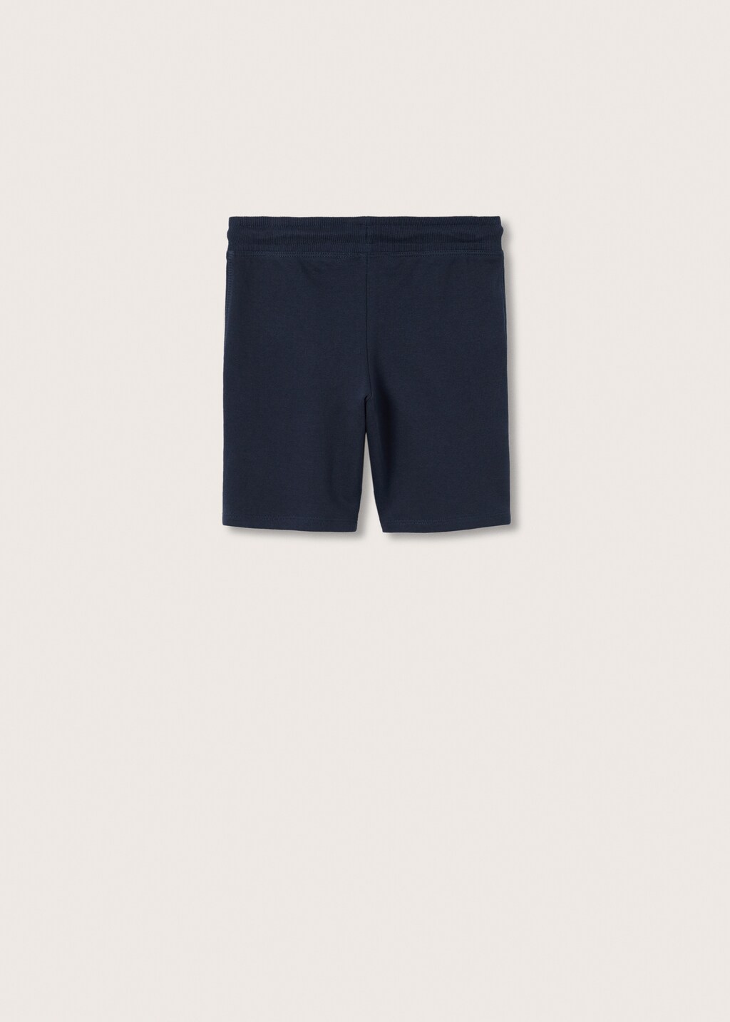 Jogger cotton Bermuda shorts - Reverse of the article