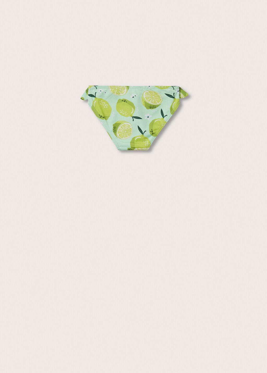 Lime bikini briefs - Reverse of the article