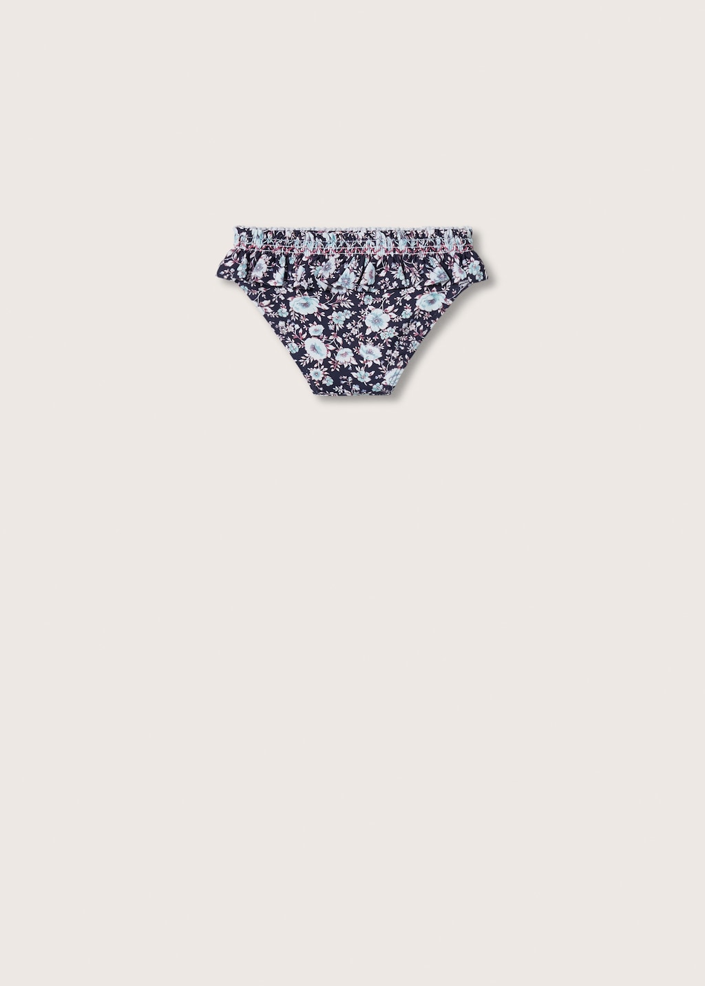 Ruffled floral bikini bottom - Reverse of the article