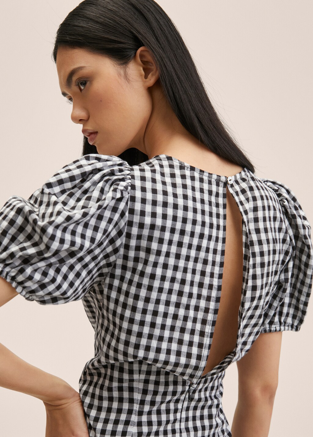 Gingham check dress - Details of the article 2