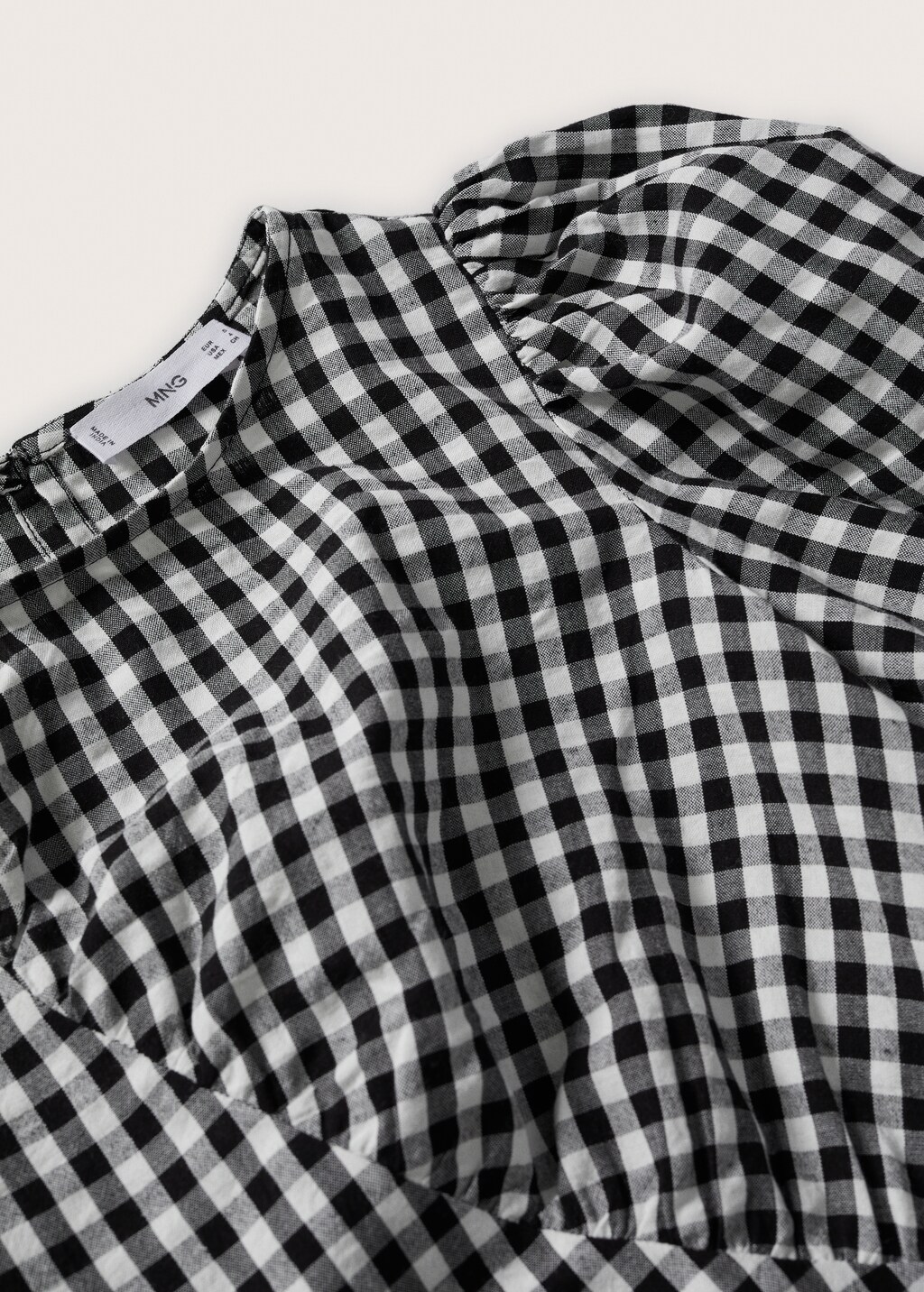 Gingham check dress - Details of the article 8