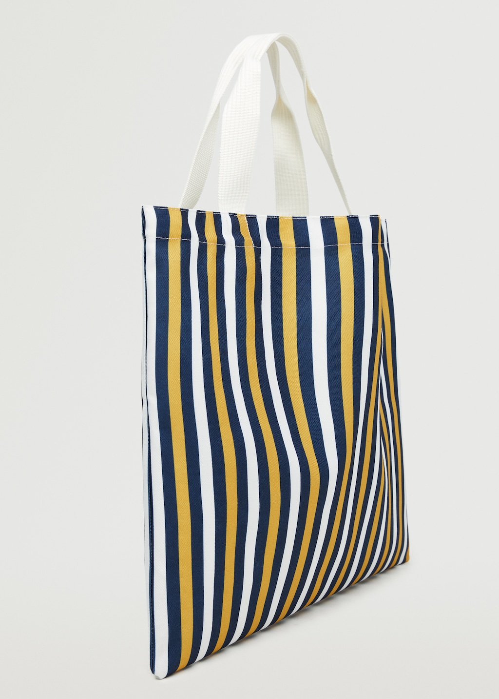 Striped shopper bag - Medium plane