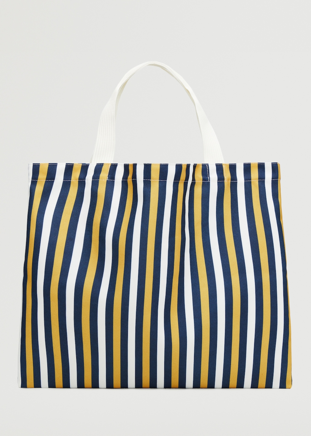 Striped shopper bag - Article without model