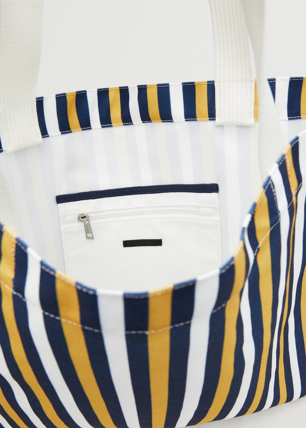 Striped shopper bag - Details of the article 2