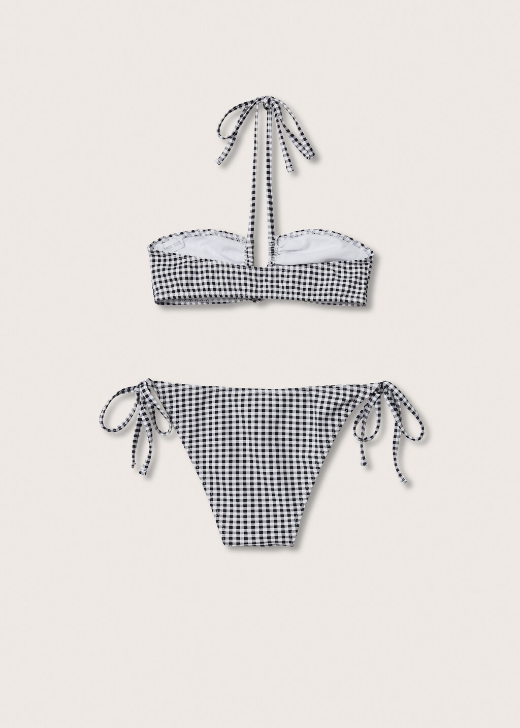 Gingham bikini - Reverse of the article