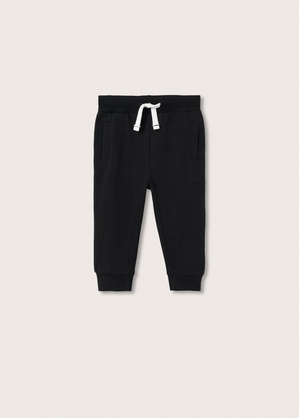 Cotton jogger-style trousers - Article without model