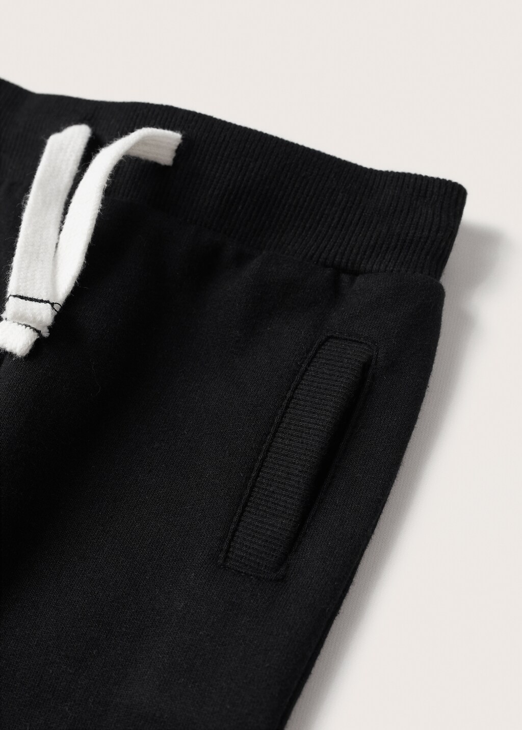 Cotton jogger-style trousers - Details of the article 9